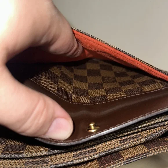 Louis Vuitton damier ebene Aubagne pochette shoulder bag - Picture 11 of 16